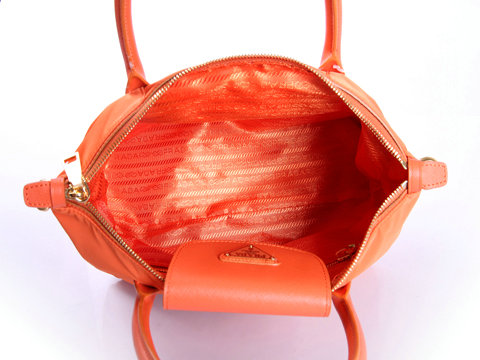 2014 Prada tessuto nylon tote bag BN2106 orange